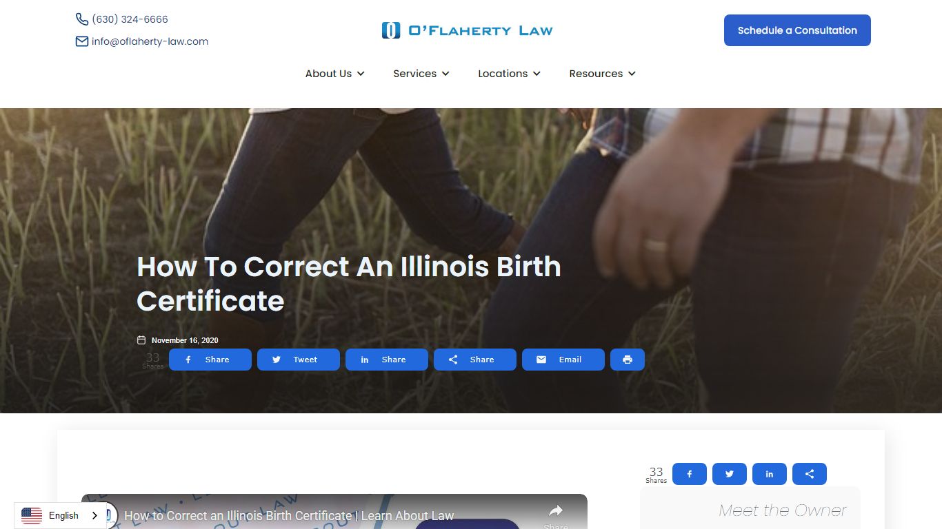 How to Correct an Illinois Birth Certificate - oflaherty-law.com